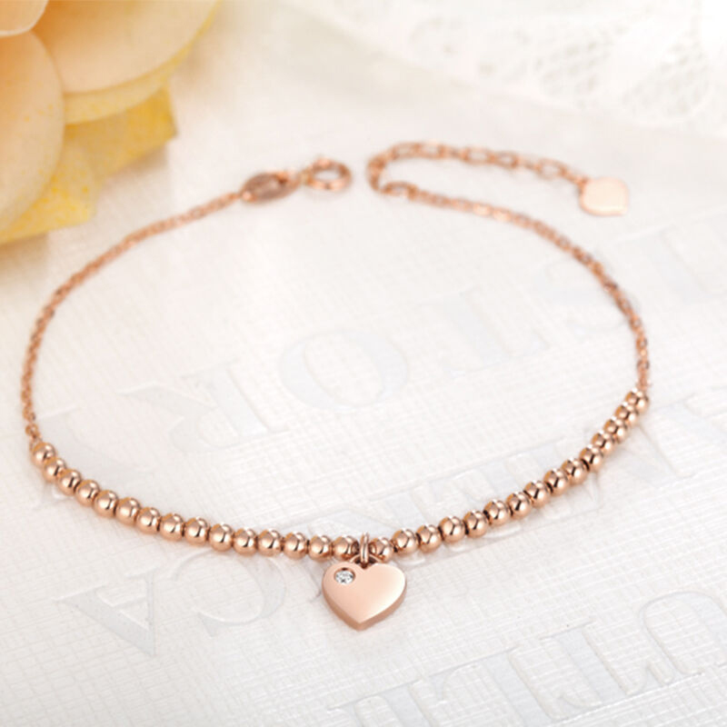 kela珂兰玫瑰18k金钻石手链时尚珠珠链系列心跳klsx031086需定制