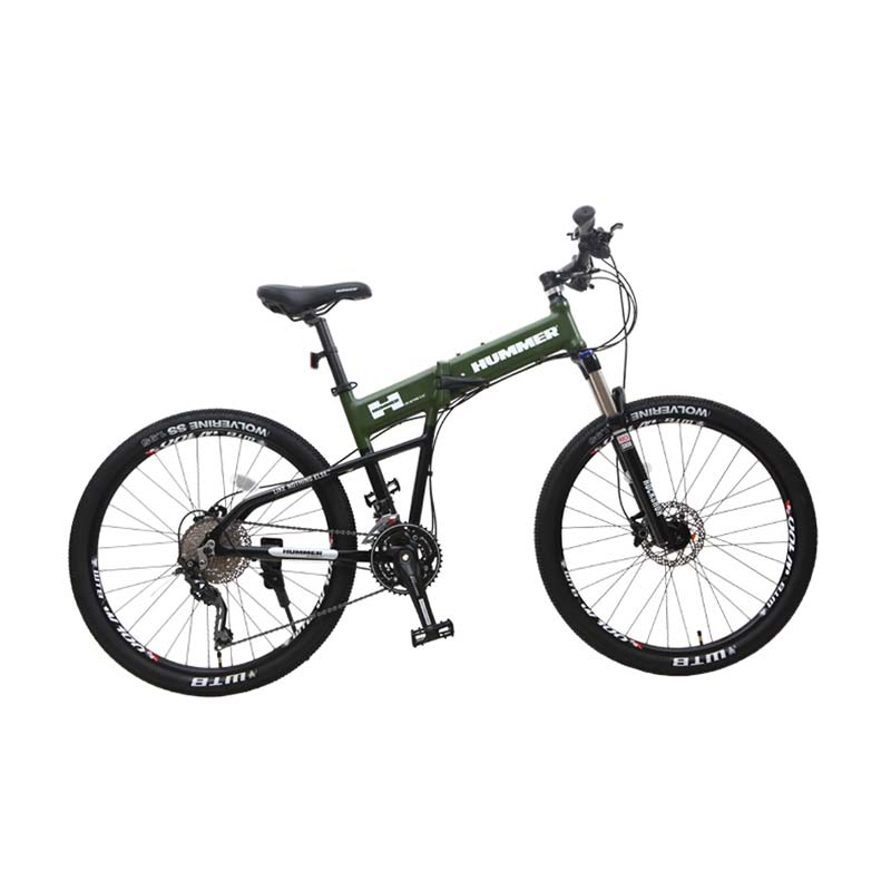 hummer悍马26寸30速油压碟刹山地车军工品质硬汉归来