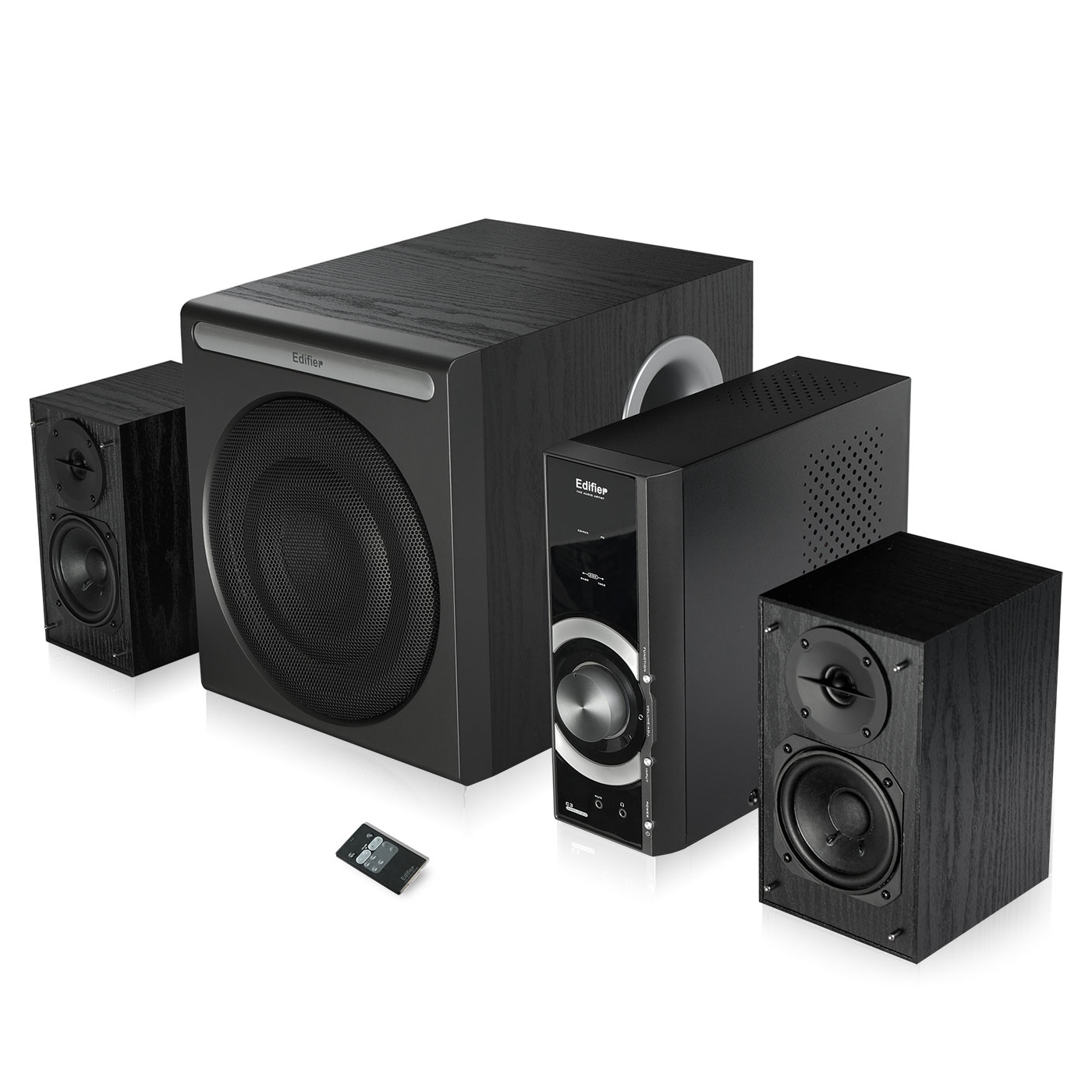 edifier漫步者外置功放21多媒体音箱电脑音响c3