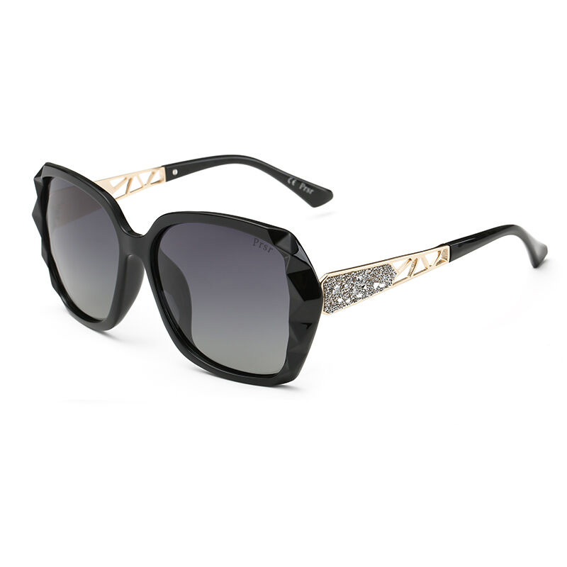 prsr帕莎新款碎钻元素设计偏光太阳镜t60072