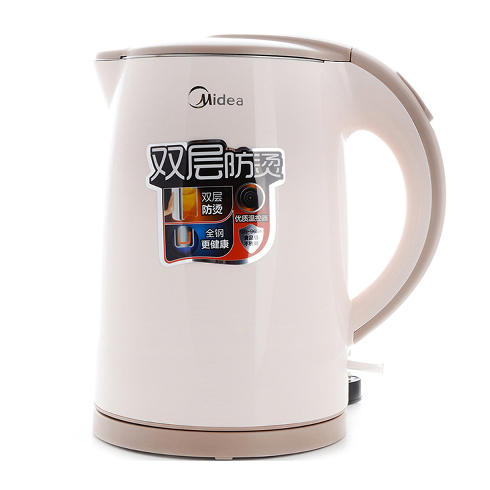 midea 美的 电热水壶 mk-h415e2j  304不锈钢 1.5l