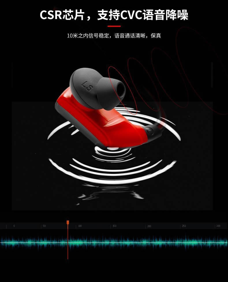 edifier漫步者蓝牙运动耳机w430bt