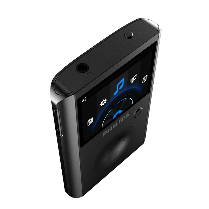 philips飞利浦sa8232迷你有屏mp3播放器32gb可插卡扩容