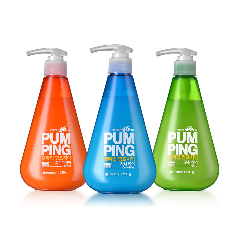 perioe倍瑞傲派缤pumping按压式牙膏285g3瓶
