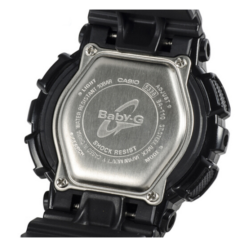 casio 卡西欧 时尚防水运动手表 女表 ba-110-1apr