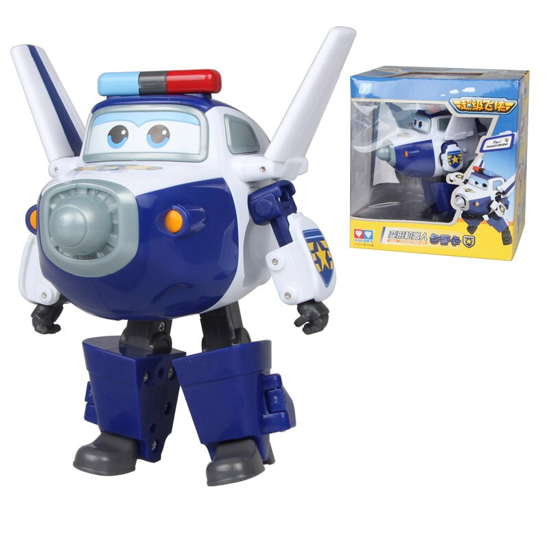 auldey奥迪双钻变形玩具变形机器人大号包警长710250