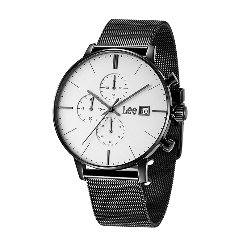 lee三眼石英情侣对表lefm114dbdb7bleff115drl77s