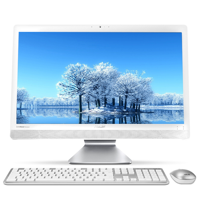 asus 华硕 v221iduk-wa029t 21.5英寸如意一体机 白色