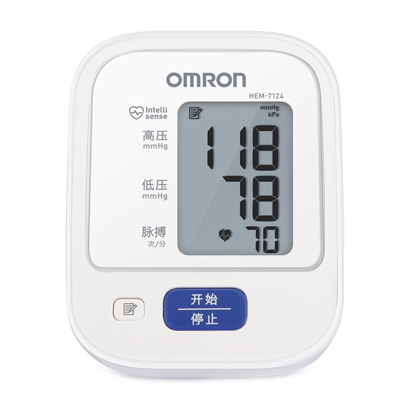 omron 欧姆龙 电子血压计 hem-7124 上臂式