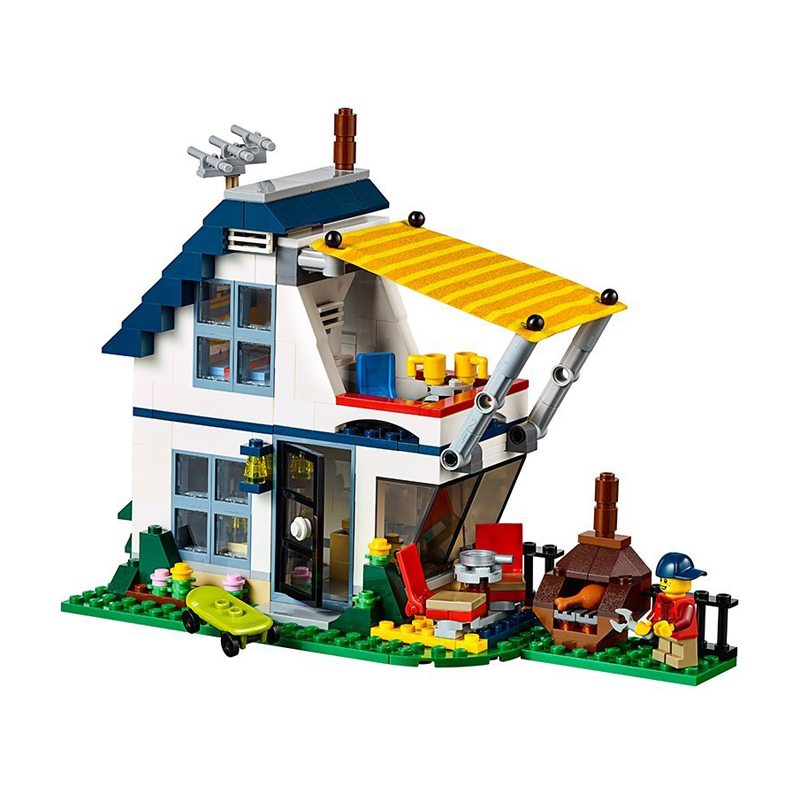 lego乐高creator创意百变系列度假露营车31052