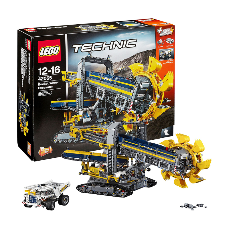 lego 乐高 technic 机械组系列 大型斗轮式挖掘机 42055