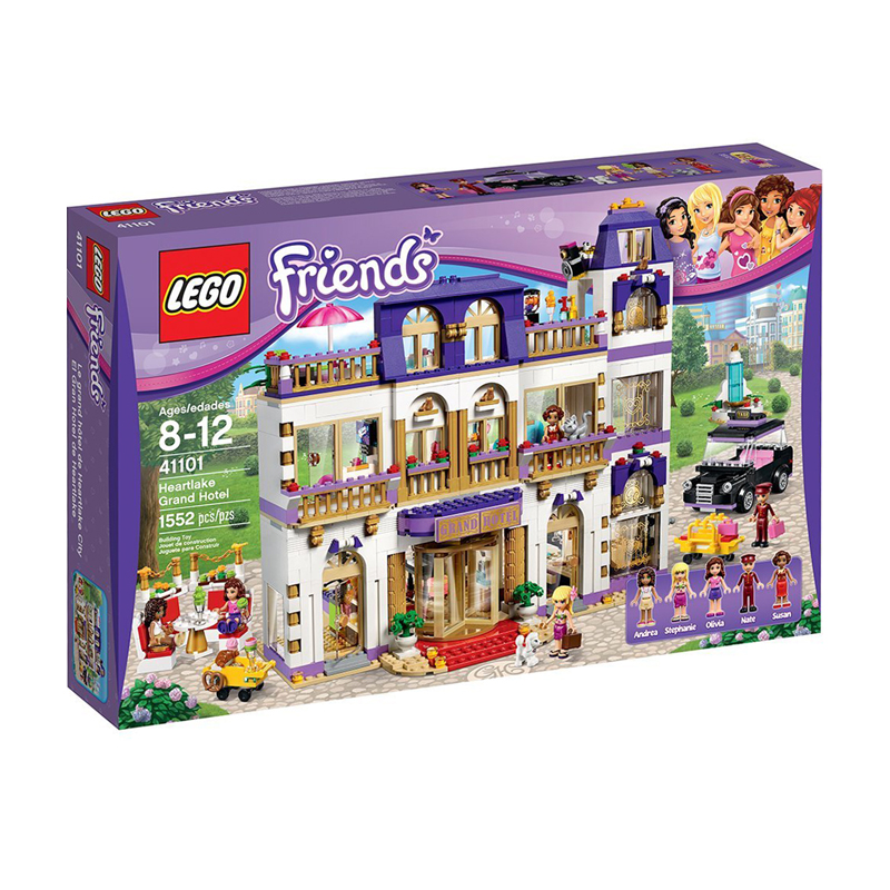 lego乐高friends好朋友系列心湖城大酒店41101