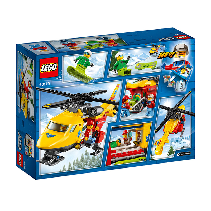 lego乐高city城市系列急救直升机60179