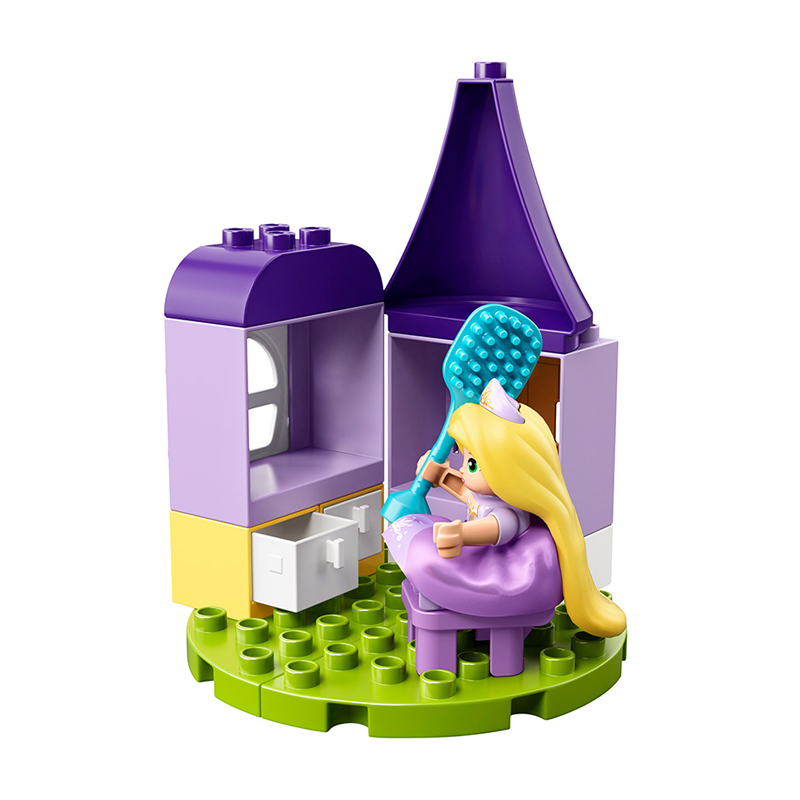 lego乐高duplo得宝系列长发公主的创意塔10878