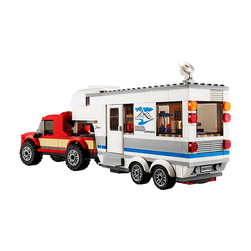 lego乐高city城市系列亲子野营房车60182