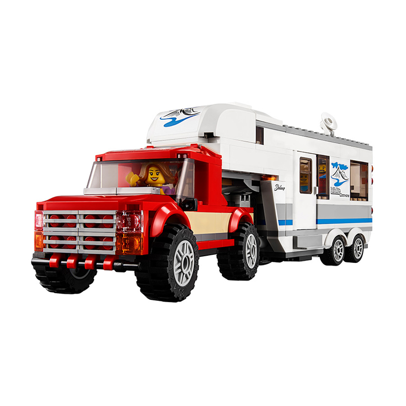 lego乐高city城市系列亲子野营房车60182