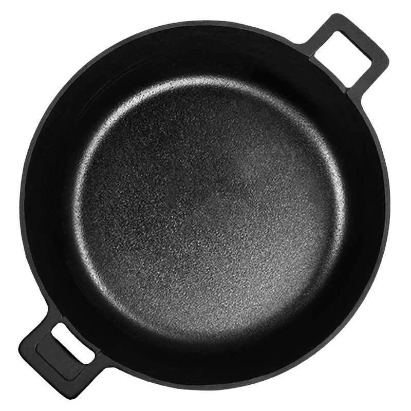 velosan   铸铁双耳平底锅  30cm