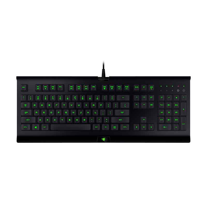razer雷蛇cynosa萨诺狼蛛游戏键盘黑色键盘专业版