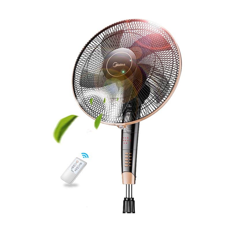 midea美的电风扇fs4013gr五叶立式风扇
