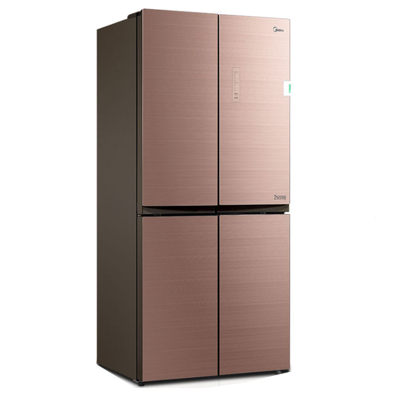 midea美的冰箱bcd460wgpm安第斯玫瑰金恒温变频温湿精控