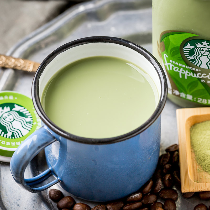 星巴克 星冰乐 抹茶味咖啡饮料 281ml 玻璃瓶*4瓶