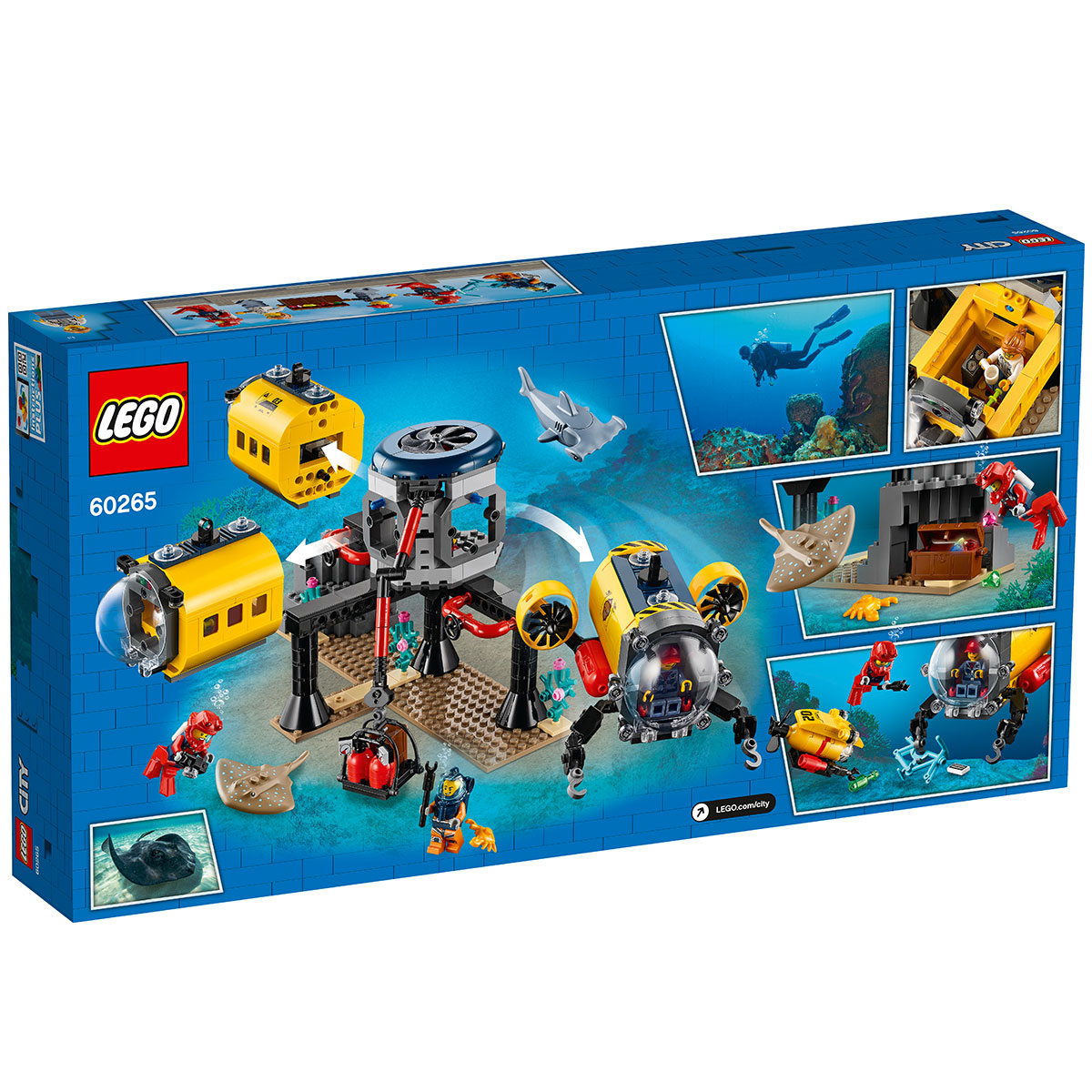 lego乐高城市系列海洋探险基地60265