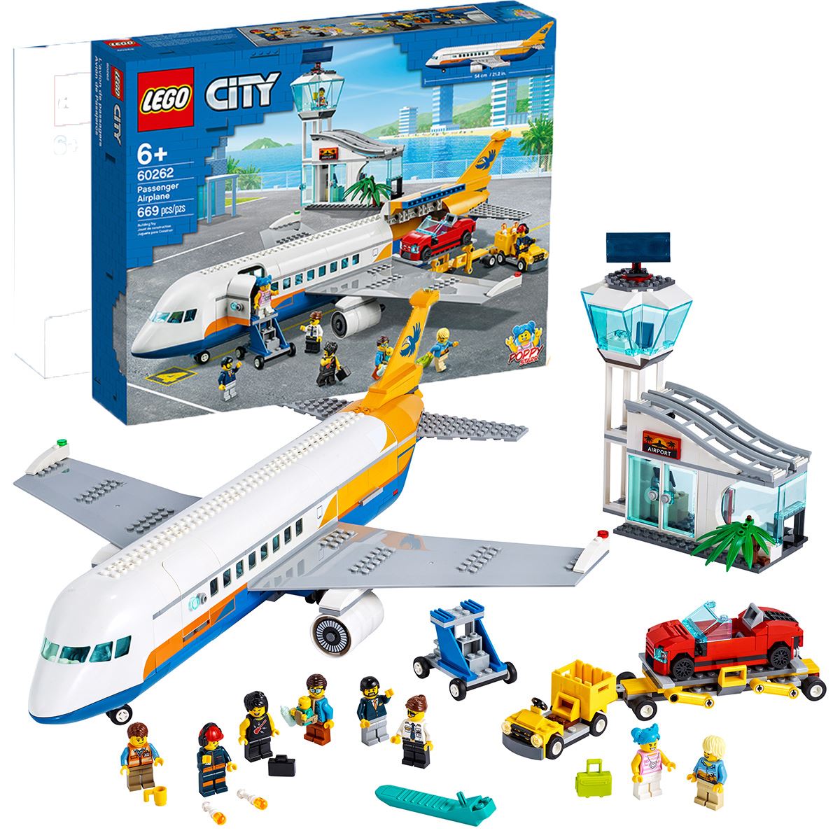 lego乐高city客运飞机60262