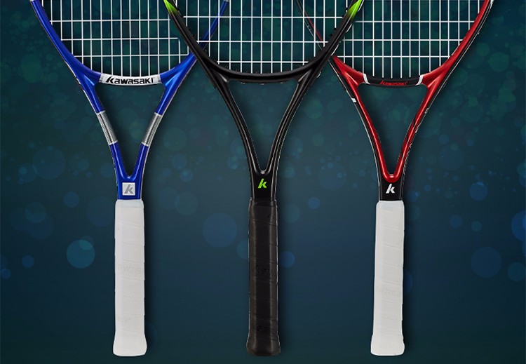 川崎网球拍碳铝一体网拍成人儿童通用k60